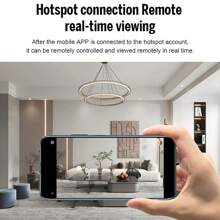 1pc X10 Black Wireless WIFI Security Camera For Home, No Wiring, No-Drill, Remote Access Via Smartphone, Night Vision (Memory Card Not Included)