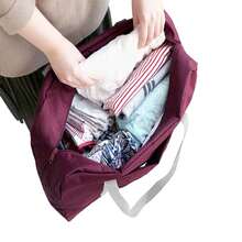 可折疊旅行包中性收納袋便攜女性手袋男士大容量行李包多功能旅行配件