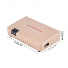 RF To HDMI-Compatible All Standard Converter Analog TV Receiver Adapter Remote Control 100-240V (USS) - Gold - View 2