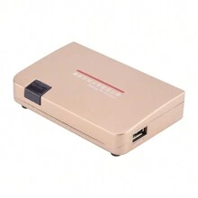 RF To HDMI-Compatible All Standard Converter Analog TV Receiver Adapter Remote Control 100-240V (USS) - Gold - View 9