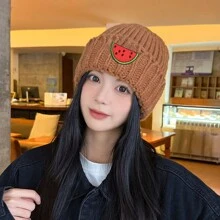 10入組西瓜刺繡補丁套裝,適用於diy衣服、帽子、包包、飾品裝飾