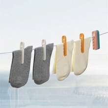 10pcs/Set Multicolor Clothes Clip For Socks, Underwear & Clothes Drying - Multicolor - View 8