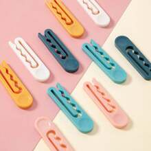 10pcs/Set Multicolor Clothes Clip For Socks, Underwear & Clothes Drying - Multicolor - View 1