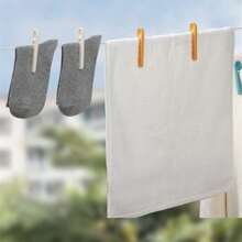 10pcs/Set Multicolor Clothes Clip For Socks, Underwear & Clothes Drying - Multicolor - View 5