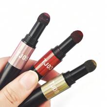 1pc Pearl Powder & Sparkling Powder Cushion Mirror Powder Pen, Perfect For Diy Crystal Glue, Silicone Moulds, Slime Crystal Clay, Mermaid Glitter, Nail Art And Other Artistic Creations - Blue - View 8