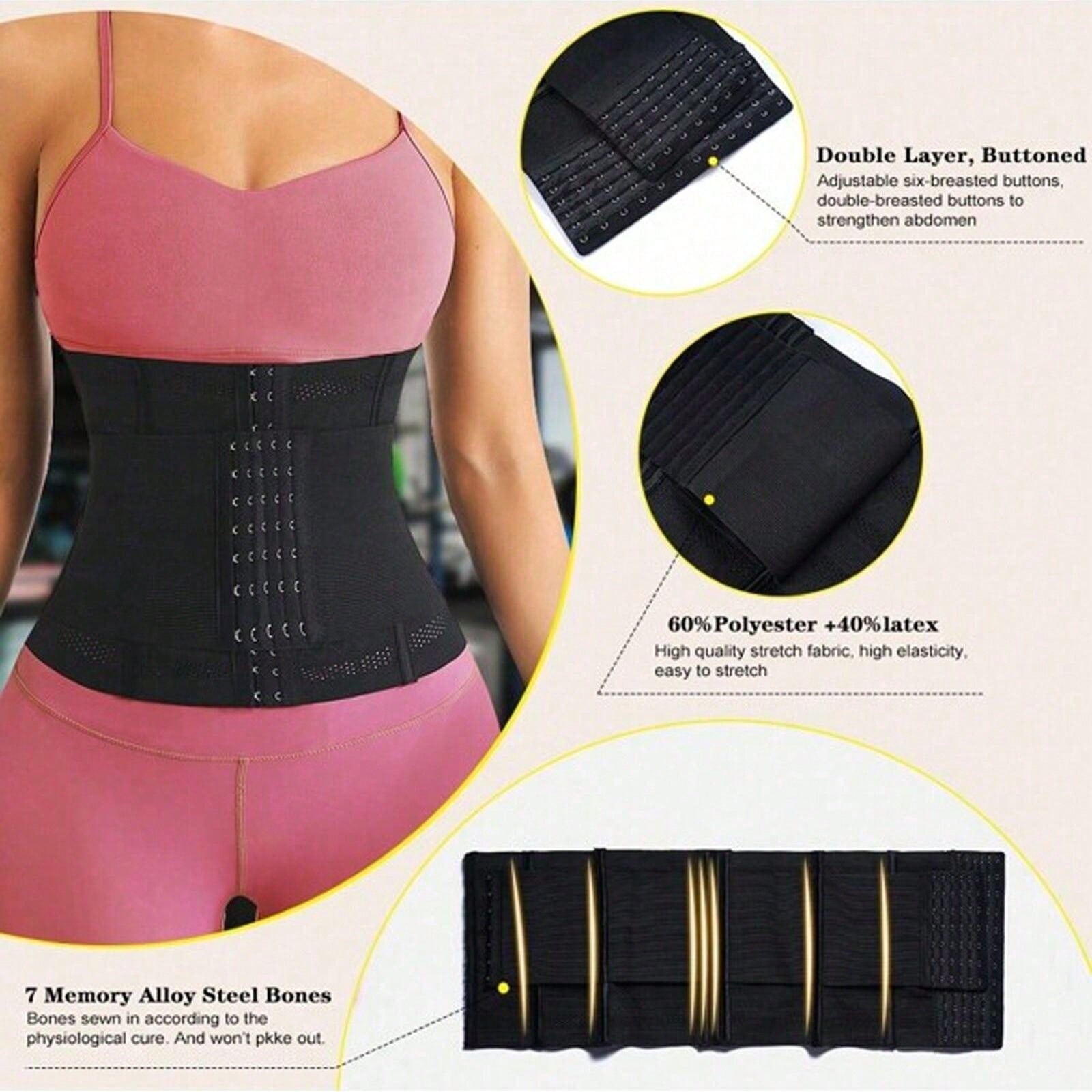 Women's Waist Training Belt Trimmer, Slimming Sauna Abdominal Shapewear
