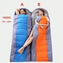 Adult Sleeping Bag, Cold Weather And Insulation, Backpack Style Camping Sleeping Bag, Suitable For Children Aged 10-12, Boys And Girls, Lightweight And Compact Camping Travel Outdoor Equipment Essential, Hiking Essential, Sleep Accessories - Multicolor - View 1