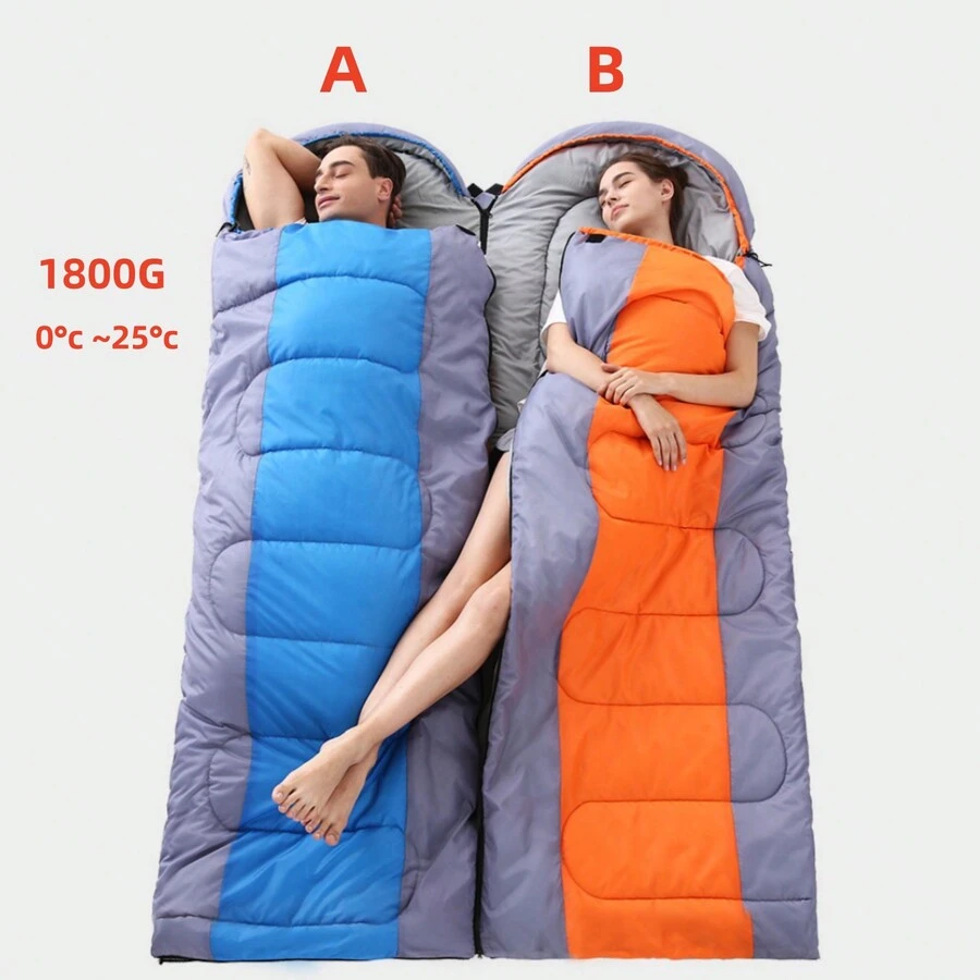 Adult Sleeping Bag, Cold Weather And Insulation, Backpack Style Camping Sleeping Bag, Suitable For Children Aged 10-12, Boys And Girls, Lightweight And Compact Camping Travel Outdoor Equipment Essential, Hiking Essential, Sleep Accessories - Multicolor - View 1