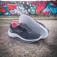 Women Wedge Sneakers - 灰色 - 查看 4