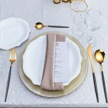 Juego De Cubiertos De Acero Inoxidable Dorado (24 Piezas) - Dorado - Ver 3