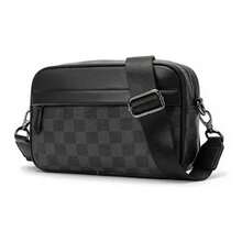 Men Crossbody Bags - Black - View 1