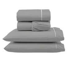 Sheet Sets with Pillowcases - Grey - View 2