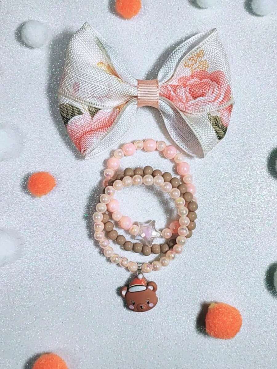 Kids Hair Accessories - 珊瑚橙 - 查看 1