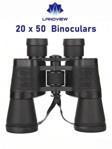 1pc 20x50 Black Binoculars - Black - View 1