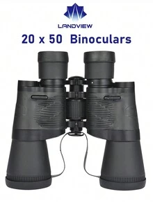 1pc 20x50 Black Binoculars - Black - View 2