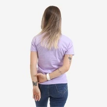 Women T-Shirts - 中紫紅色 - 查看 3