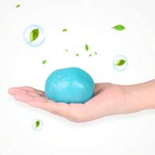 1只汽車清潔凝膠:神奇除塵劑,除膠劑和鍵盤清潔劑 - 自動清潔配件,讓您的汽車保持一塵不染!汽車配件 - 淺藍色 - 查看 2