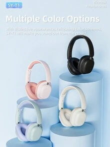 無線耳機升級版傑瑞5.3長續航電競遊戲音樂耳機 - 黑色 - 查看 7