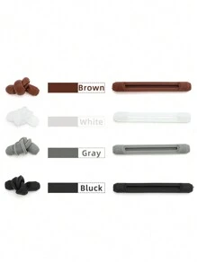 10入組眼鏡腳大開口套,簡單防滑耳套、眼鏡腳配件,固定防脫落睜鏡罩 - 棕色 - 查看 5