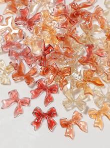 50 Stück Meerjungfrau Schönheit Nail Art Dekoration gemischte Harz Schleifen & leuchtende Schleifen Kragen Pins Kleine Accessoires Internet Prominente Heißer Stil Diy Nail Charms Nail Gems Nail Zubehör Nägel