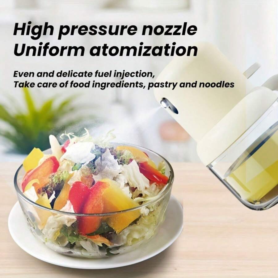 1入組廚房及燒烤用油噴瓶-控制油漬和調味更加輕鬆 - 米色 - 查看 1