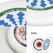 Disco volador profesional de 175g para principiantes y juego recreativo o competitivo de deportes al aire libre para adultos - Blanco y Negro - Ver 6