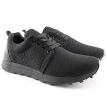 Women Wedge Sneakers - màu đen - Xem 4