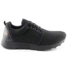 Women Wedge Sneakers - màu đen - Xem 3