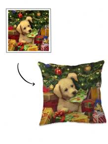 1件定制抱枕套，DIY定制装饰靠垫，方形设计，适用于婚礼、宠物、婴儿、母亲节等场合，柔软面料印花，独特个性化，是送给爱人的理想礼物，也可用于汽车、茶室、卧室、浴室、客厅、餐厅等场所。 - 彩色 - 查看 8