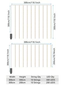 Luci a filo stringa a LED, 8 modalità di illuminazione con telecomando, luci fatate alimentate a USB, impermeabili, adatte per Natale, matrimonio, festa, casa, giardino, camera da letto, decorazione da parete