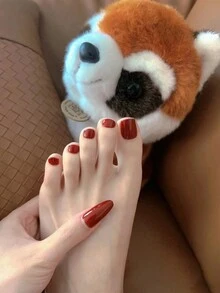 透明系列凝膠指甲油,呈現白色＆持久＆快乾＆性感亮紅色,uv Led浸泡式凝膠,1瓶10ml,適用於美甲沙龍或家用,需與哑光或軟化層相配,才可實現哑光和光澤效果 - 酒紅色 - 查看 2