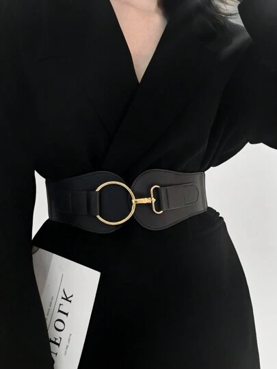 New Arrival Simple Fashion Belt With Elastic Band For Women's Suit/Dress, Waist Cincher Halloween Summer, School