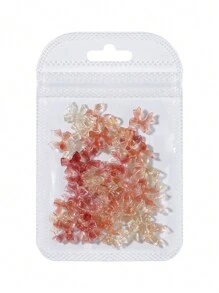 50 Stück Meerjungfrau Schönheit Nail Art Dekoration gemischte Harz Schleifen & leuchtende Schleifen Kragen Pins Kleine Accessoires Internet Prominente Heißer Stil Diy Nail Charms Nail Gems Nail Zubehör Nägel