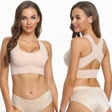 Orthopedic Posture Corrector Comfort Bra, Breast Lift And Bra 2 Pieces - Black - View 2