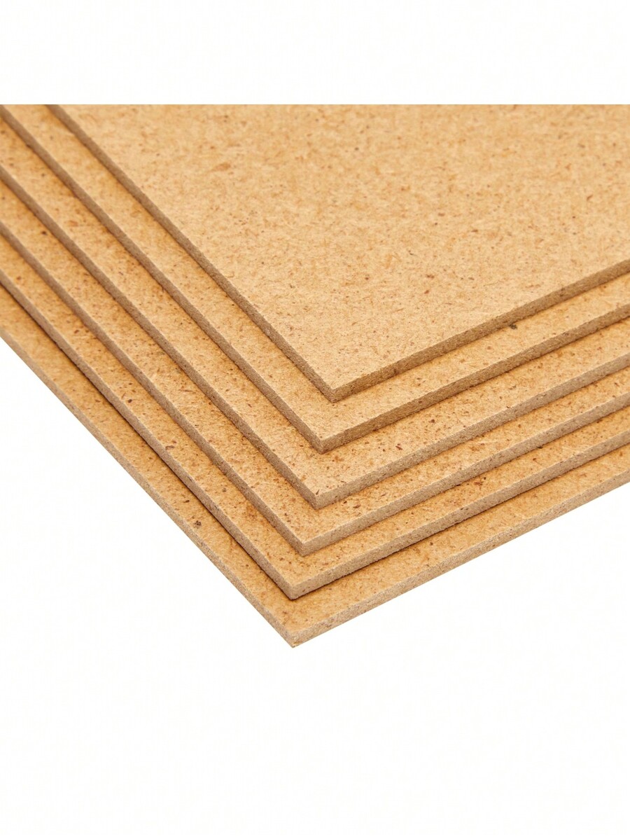 30 Sheets Thin MDF Wood Boards for Crafts, 2mm Medium Density