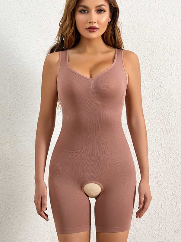 Women'S Romper Shapewear For Postpartum Waist Slimming, Tummy Control