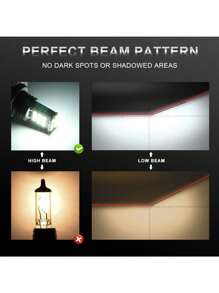 Upgraded Version 2pcs Mini Car Fog Light H4 H7 H11 LED Fog Lamp Blubs 9005 9006 Cars Lights Auto Parts - 2pcs H11 - View 7