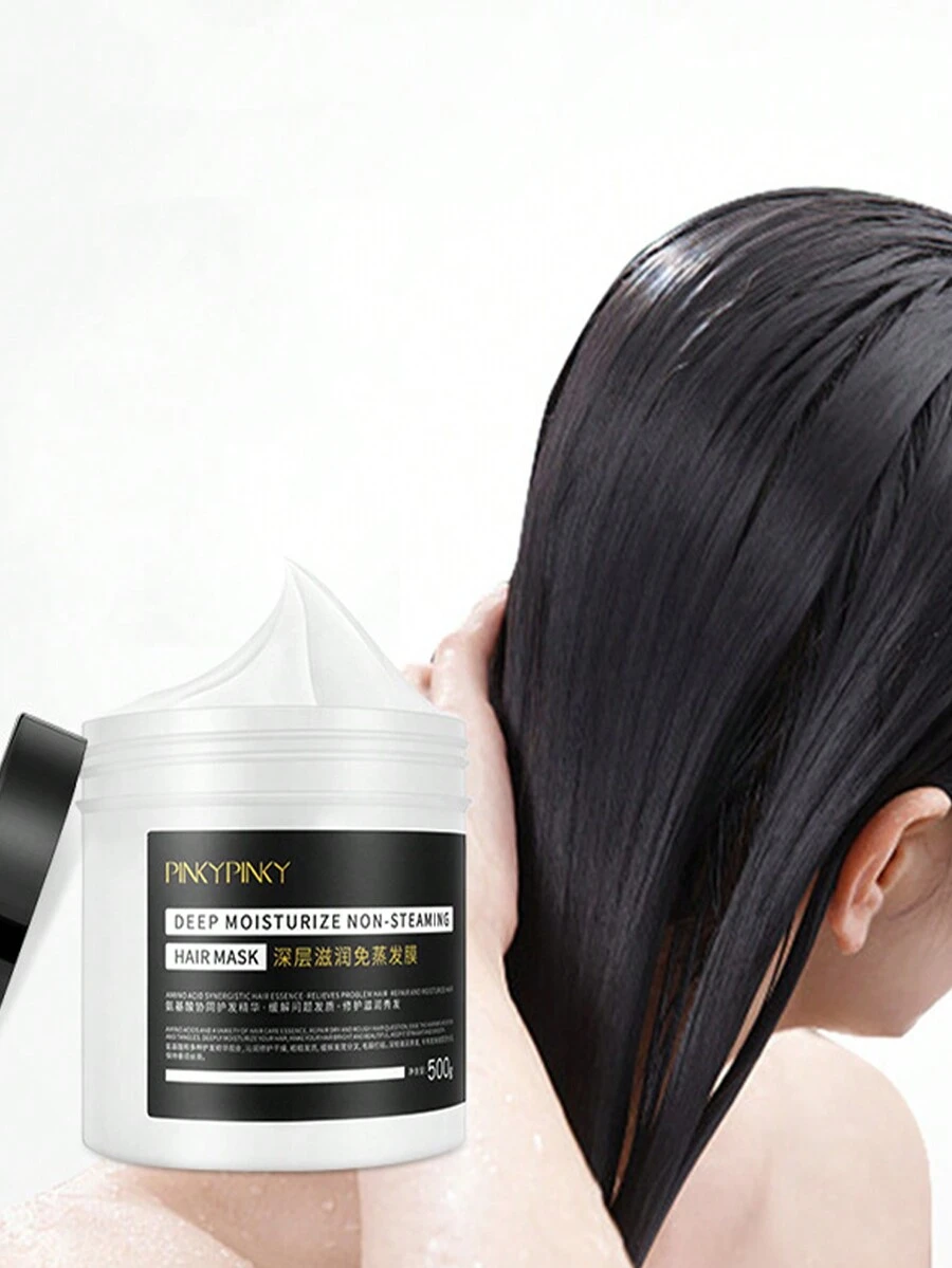 Deep Moisturizing Hair Mask, 1 Can, Unisex, No Need To Steam, Non-greasy, Controls Hair Breakage, Suitable For Including Permed And Colored Hair - Multicolor - View 1