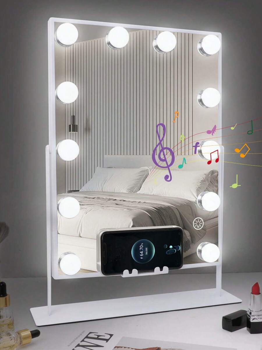 FENCHILIN Hollywood Vanity Mirror with Lights and Bluetooth Wireless