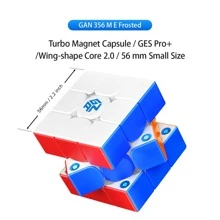 1 个 GAN356ME 标准 6 色魔方，适合男孩、女孩、儿童初学者、成人、比赛、节日和生日礼物 - 彩色 - 查看 2