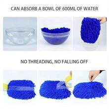 Car Wash Brush Mop Chenille Cleaning Broom Washer Microfiber Long Handle Telescopic Machine Exterior Caravan RV Car Accessories - Silver - View 5