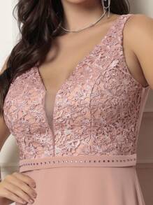 Women Dresses - 粉色 - 查看 2