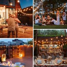 25PACK E12 G40 String Light Replacement LED Bulbs 1W E12 220V Equvalent 10W Incandescent Bulb Warm White 2200K Vintage Clear Glass Dimmable Globe Mini Bulb For String Light Outdoor Patio Decor - E12 200-240V - View 12