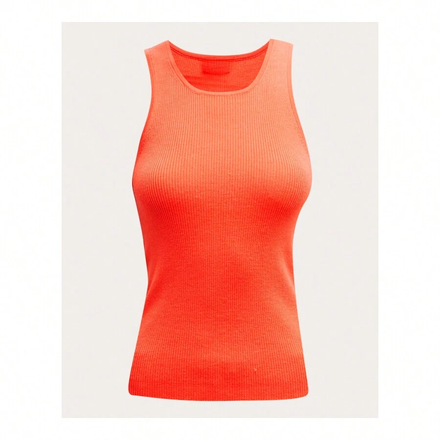 Tank Top para Mujer - Naranja Coral - Ver 1