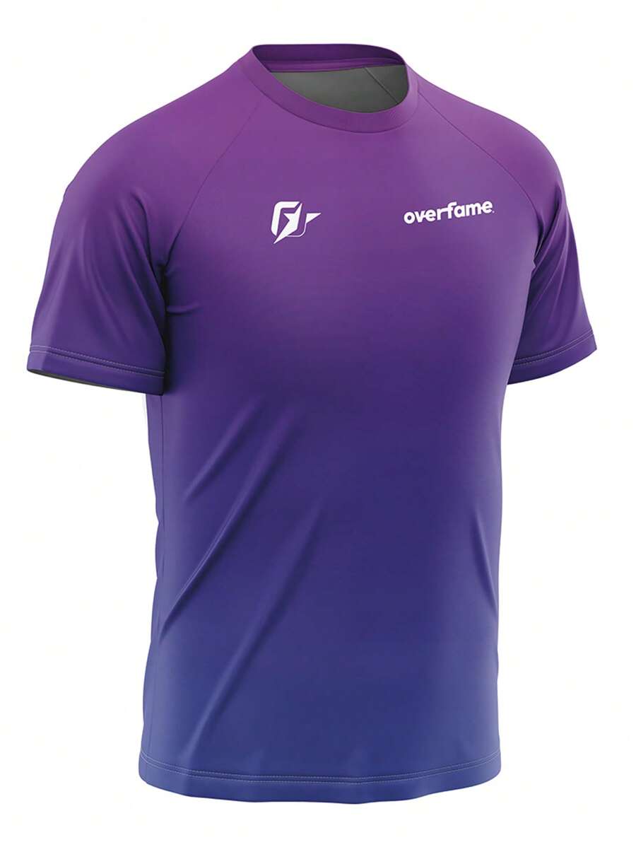 Men T-Shirts - 中紫紅色 - 查看 1