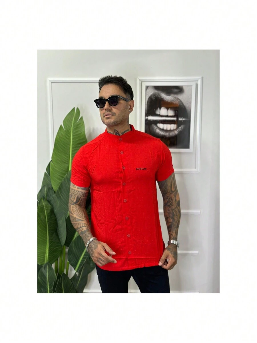 Men Shirts - Đỏ - Xem 1