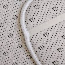 1入組字母印花發光防水涂層聚酯淋浴簾/ 3入組防水淋浴簾與浴墊套裝 - 淺藍色 - 查看 9