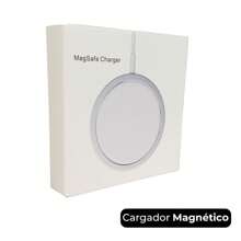 Cargador inalámbrico magnético para iPhone. - Blanco - Ver 2