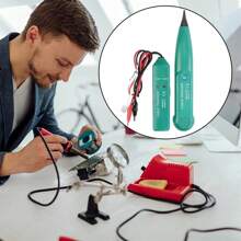 ASCENDTING Network Cable Tester with Optical Power Meter VFL, CAT5 CAT6 Cable Toner Ethernet Cable Tester, RJ11 RJ45 Network Tester for Telephone, Ethernet, Video, PoE Tester Wire Tracer Fiber Tester - Apricot - View 10