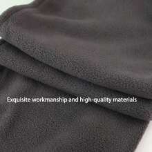 1pc Women's Autumn And Winter Solid Color Versatile Warm Scarf, Soft And Comfortable Windproof Outdoor Travel Scarf - Black - View 3